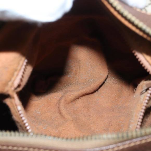 GUCCI GG Supreme Mini Boston Bag PVC Beige Auth ki4575 - Picture 12 of 16